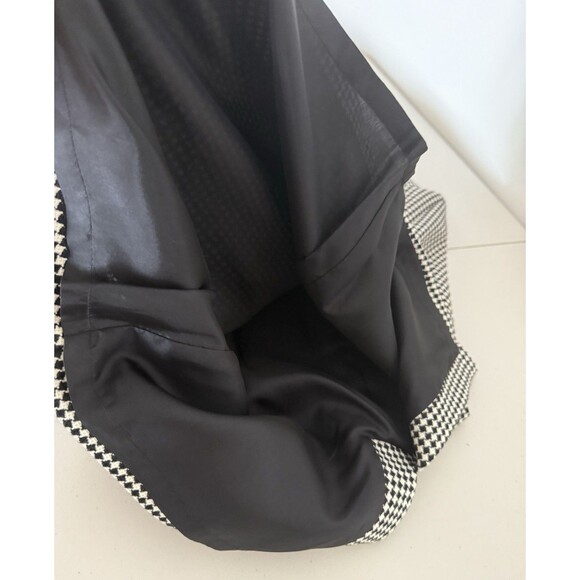 Vintage Ann Taylor 100% Wool Sheath Dress Size 6 P Houndstooth Square Neck New - Picture 9 of 9